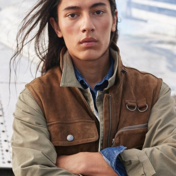 Brown Leather Explorer Vest - Picture 5 of 5
